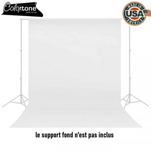 Fond studio en papier Colortone Blanc 9301 2.75 x 11 m