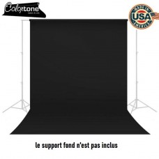 Fond studio en papier Colortone Super Black 4420 2.75 x 11 m
