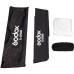 Godox FLS60 kit softbox avec grille nid d'abeille pour FL60
