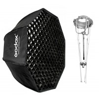Softbox Godox Pliable 80cm Octogonale avec Grid Monture Bowens