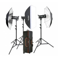 Godox QS-600 kit flash de studio 600W x 3