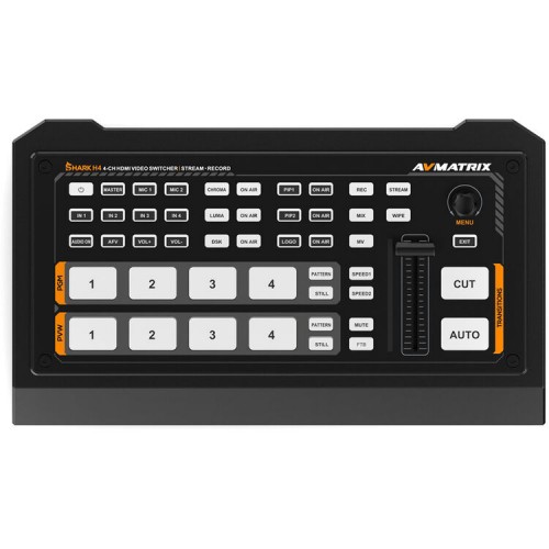 AVMATRIX Shark H4 – Régie vidéo HDMI 4 canaux