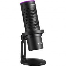 GODOX EM68X Microphone à Condensateur Cardioïde + Anneau RGB