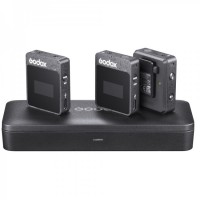 Godox MoveLink II M2 Système de microphone numérique sans fil  (Noir)