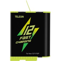 Batterie à charge rapide pour GoPro Hero 9/10/11/12 Telsin