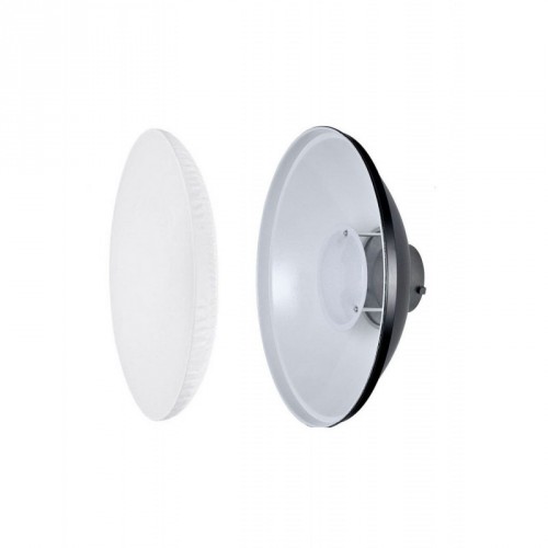 Godox BDR W420 Beauty Dish Da 42cm – Riflettore Bianco Per Flash, Luce Morbida E Microcontrasto Naturale