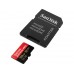 Sandisk Carte MicroSD Extreme Pro V30 - 128Gb + Adaptateur SD