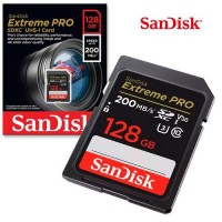 Sandisk Carte SD Extreme Pro V30 - 128Gb 